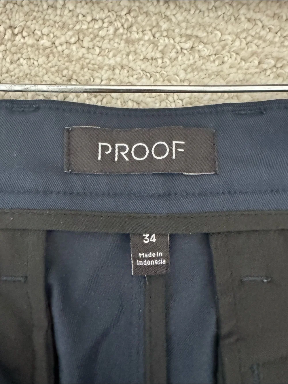 Proof Nomad Shorts Mens 34 Navy Blue Technical Performance 4-Pocket Shorts